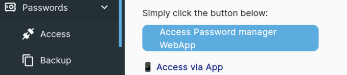 Password Manager Access