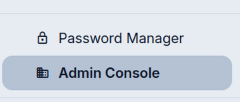 Password Manager Console